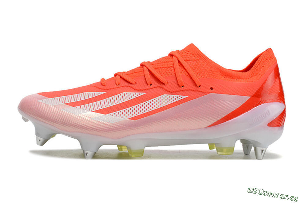 Men's Adidas X Crazyfast.1 SG Soft Ground Low-Tops Football Boots - Red/White/Yellow 0