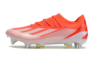 Men's Adidas X Crazyfast.1 SG Soft Ground Low-Tops Football Boots - Red/White/Yellow