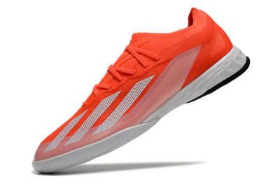 Men's Adidas X Crazyfast.1 IC Indoor & Futsal Low-Tops Football Shoes - Red/White/Black