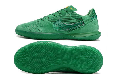 Men's Nike Street Gato IC Indoor & Futsal Low-Tops Football Shoes - Green/Green/Green