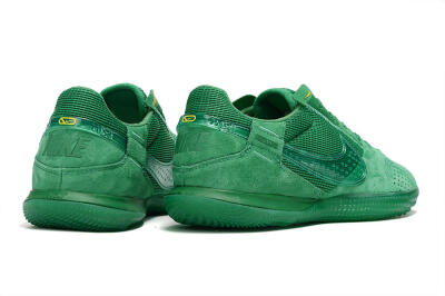 Men's Nike Street Gato IC Indoor & Futsal Low-Tops Football Shoes - Green/Green/Green
