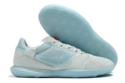 Men's Nike Street Gato IC Indoor & Futsal Low-Tops Football Shoes - Blue/Grey/Blue