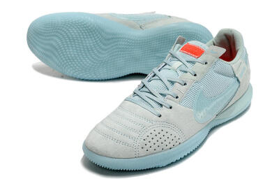 Men's Nike Street Gato IC Indoor & Futsal Low-Tops Football Shoes - Blue/Grey/Blue