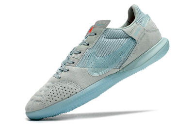 Men's Nike Street Gato IC Indoor & Futsal Low-Tops Football Shoes - Blue/Grey/Blue