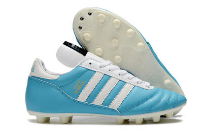 Men's Adidas Copa Mundial FG Firm Ground Low-Tops Football Boots - Blue/White/Gold