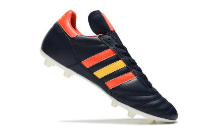 Men's Adidas Copa Mundial FG Firm Ground Low-Tops Football Boots - Black/Red/Yellow