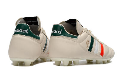 Men's Adidas Copa Mundial FG Firm Ground Low-Tops Football Boots - Beige/Green/White/Red