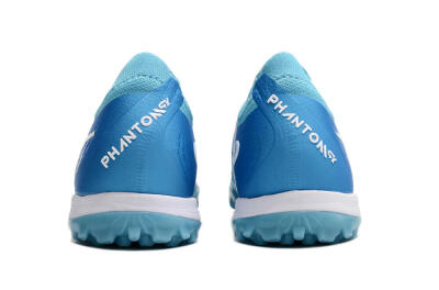 Unisex Nike Phantom Luna Elite TF Artificial Turf Low-Tops Football Shoes - Jade/White/Blue