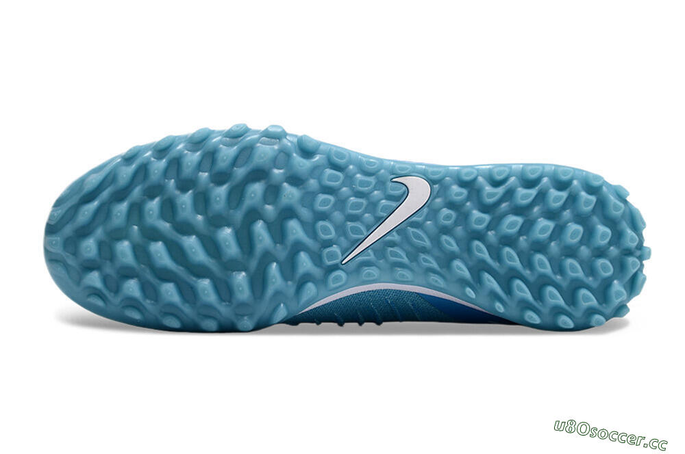 Unisex Nike Phantom Luna Elite TF Artificial Turf Low-Tops Football Shoes - Jade/White/Blue 6
