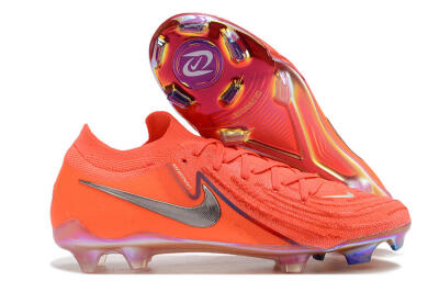 Men's Nike Phantom Luna Elite FG Firm Ground Low-Tops Football Boots - Red/Blue/Gold