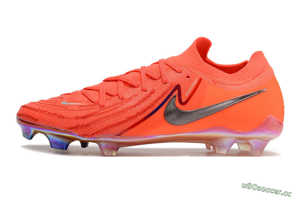 Men's Nike Phantom Luna Elite FG Firm Ground Low-Tops Football Boots - Red/Blue/Gold 0