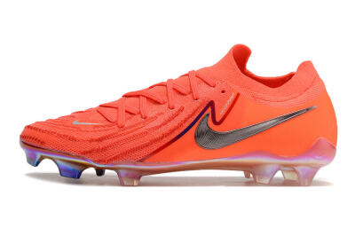 Men's Nike Phantom Luna Elite FG Firm Ground Low-Tops Football Boots - Red/Blue/Gold