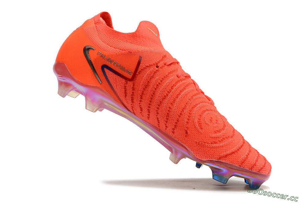 Men's Nike Phantom Luna Elite FG Firm Ground Low-Tops Football Boots - Red/Blue/Gold 4