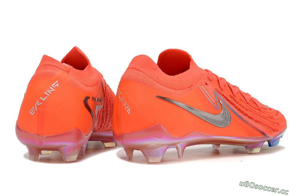 Men's Nike Phantom Luna Elite FG Firm Ground Low-Tops Football Boots - Red/Blue/Gold 6