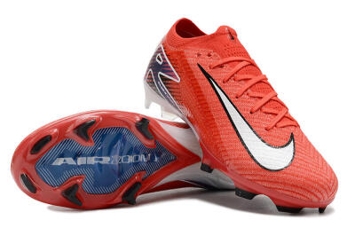 Men's Nike Air Zoom Mercurial Vapor 16 Elite FG Firm Ground Low-Tops Football Boots - Red/White/Blue