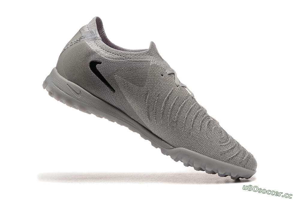 Men's Nike Phantom Luna Elite TF Artificial Turf Low-Tops Football Shoes - Grey/Black 7