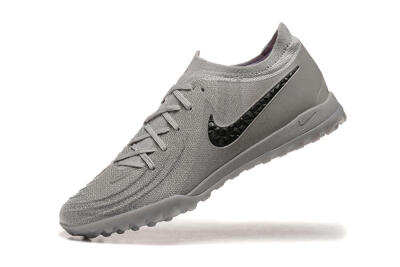 Men's Nike Phantom Luna Elite TF Artificial Turf Low-Tops Football Shoes - Grey/Black
