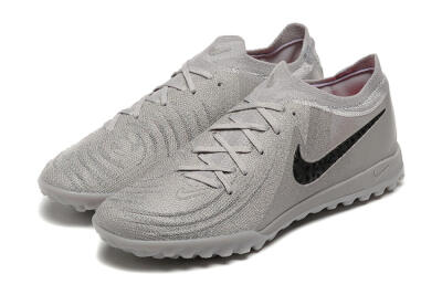 Men's Nike Phantom Luna Elite TF Artificial Turf Low-Tops Football Shoes - Grey/Black