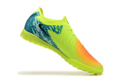 Men's Nike Phantom GX 2 Elite TF Artificial Turf Low-Tops Football Shoes - Yellow/Green/Black