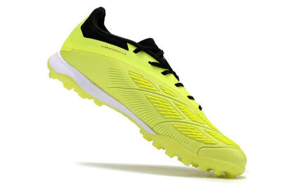 Men's Adidas Predator Accuracy Elite TF Artificial Turf Low-Tops Football Shoes - Yellow/Black/Silver