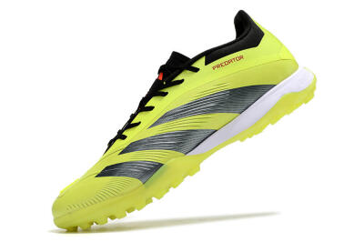 Men's Adidas Predator Accuracy Elite TF Artificial Turf Low-Tops Football Shoes - Yellow/Black/Silver