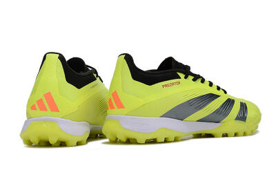Men's Adidas Predator Accuracy Elite TF Artificial Turf Low-Tops Football Shoes - Yellow/Black/Silver