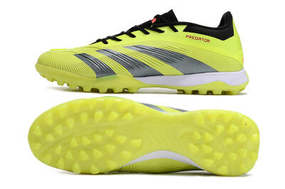 Men's Adidas Predator Accuracy Elite TF Artificial Turf Low-Tops Football Shoes - Yellow/Black/Silver