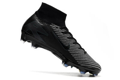 Men's Nike Air Zoom Mercurial Superfly 10 Elite FG Firm Ground High-Tops Football Boots - Black/Jade/Blue