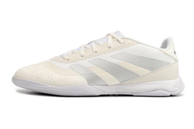 Men's Adidas Predator 24 Elite IC Indoor & Futsal Low-Tops Football Shoes - Beige/Grey