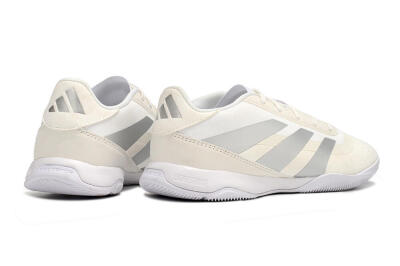 Men's Adidas Predator 24 Elite IC Indoor & Futsal Low-Tops Football Shoes - Beige/Grey