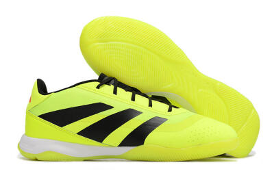 Men's Adidas Predator 24 Elite IC Indoor & Futsal Low-Tops Football Shoes - Yellow/Black