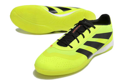 Men's Adidas Predator 24 Elite IC Indoor & Futsal Low-Tops Football Shoes - Yellow/Black