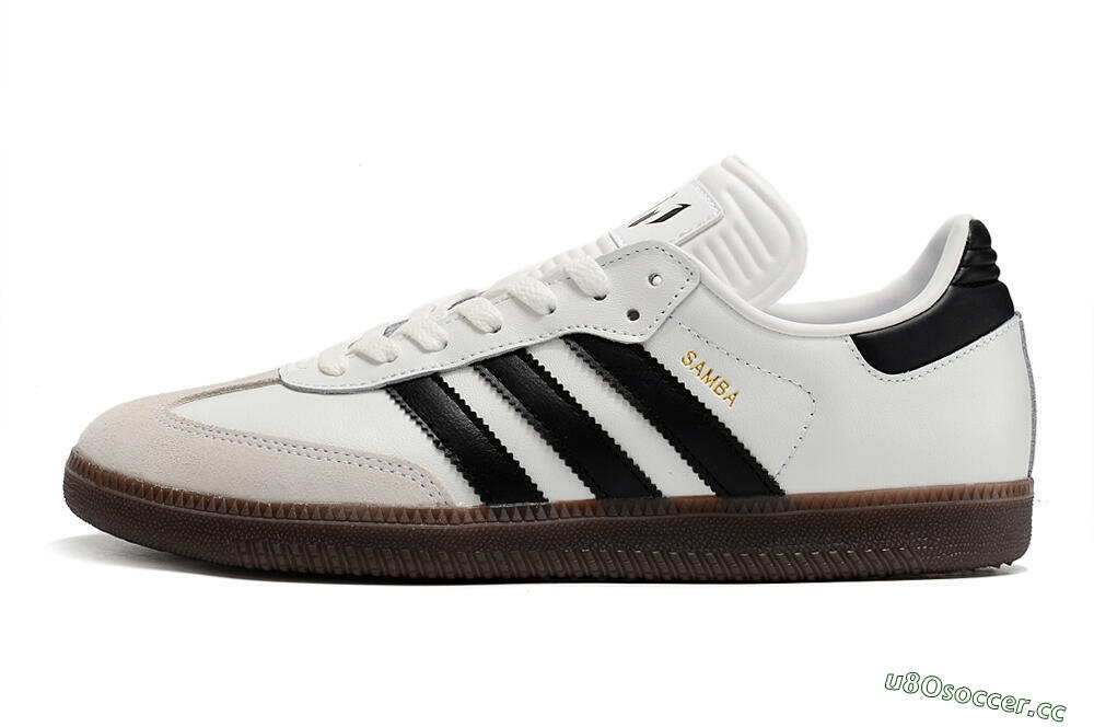 Men's Adidas Samba Messi Indoor TF Artificial Turf Low-Tops Football Shoes - Grey/White/Black 0