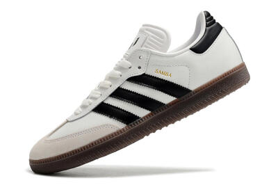 Men's Adidas Samba Messi Indoor TF Artificial Turf Low-Tops Football Shoes - Grey/White/Black