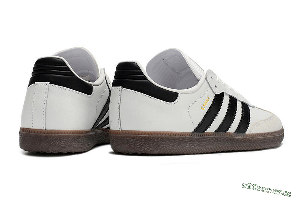 Men's Adidas Samba Messi Indoor TF Artificial Turf Low-Tops Football Shoes - Grey/White/Black 6