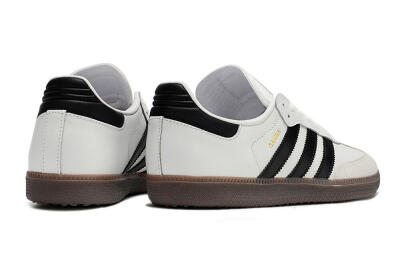 Men's Adidas Samba Messi Indoor TF Artificial Turf Low-Tops Football Shoes - Grey/White/Black