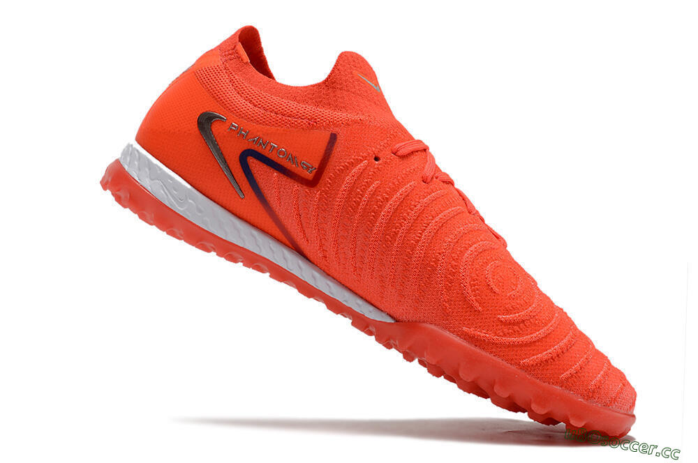 Men's Nike Phantom GX 2 Elite TF Artificial Turf Low-Tops Football Shoes - Red/Blue/Silver 4