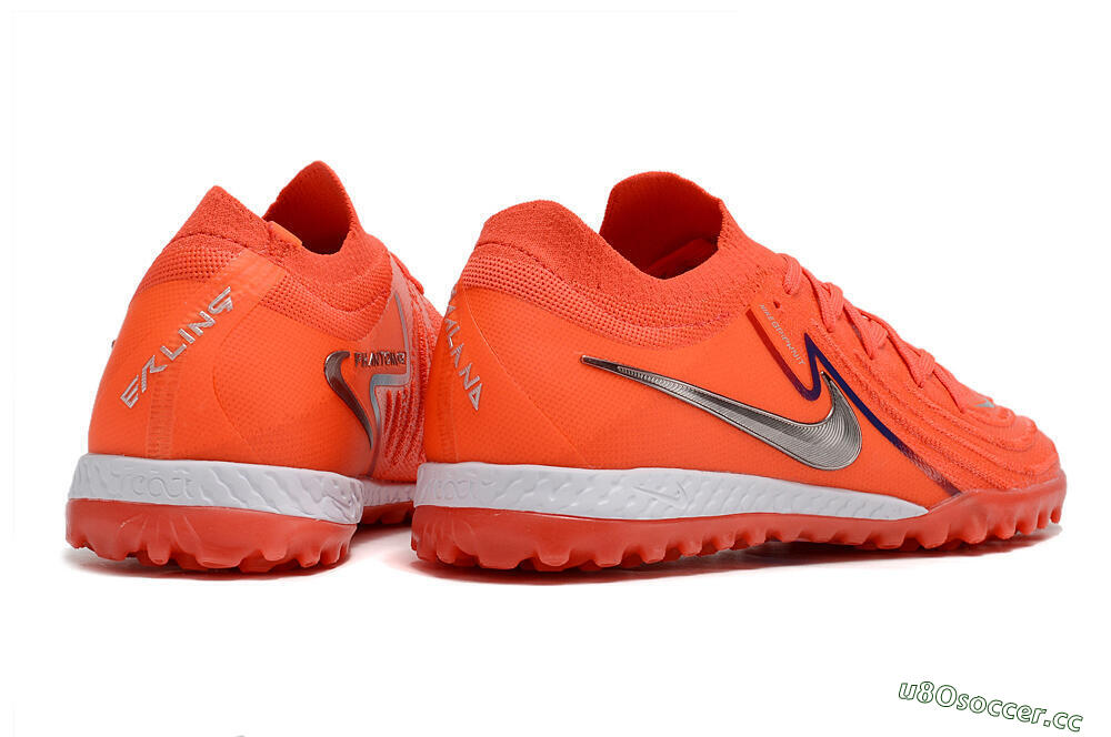 Men's Nike Phantom GX 2 Elite TF Artificial Turf Low-Tops Football Shoes - Red/Blue/Silver 6