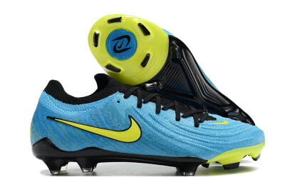 Men's Nike Phantom Luna Elite NU FG Firm Ground Low-Tops Football Boots - Blue/Black/Yellow