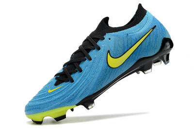 Men's Nike Phantom Luna Elite NU FG Firm Ground Low-Tops Football Boots - Blue/Black/Yellow