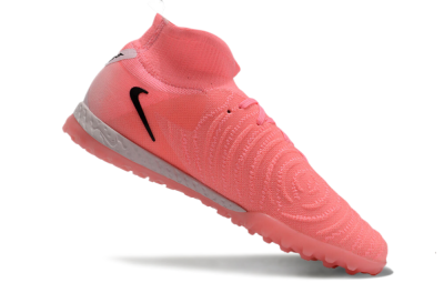 Men's Nike Phantom Luna Elite NU TF Artificial Turf High-Tops Football Shoes - Red/Pink/Black