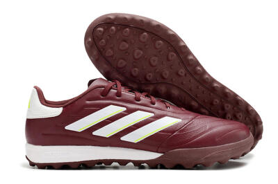Men's Adidas Copa Pure.3 TF Artificial Turf Low-Tops Football Shoes - Red/White/Yellow