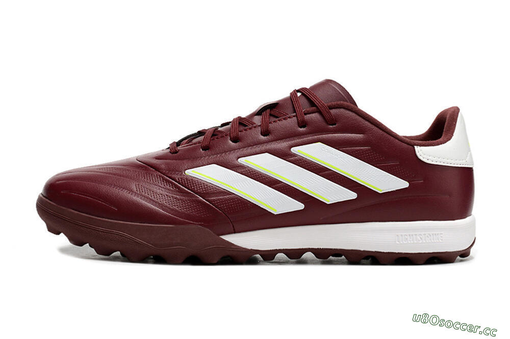 Men's Adidas Copa Pure.3 TF Artificial Turf Low-Tops Football Shoes - Red/White/Yellow 0