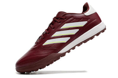Men's Adidas Copa Pure.3 TF Artificial Turf Low-Tops Football Shoes - Red/White/Yellow