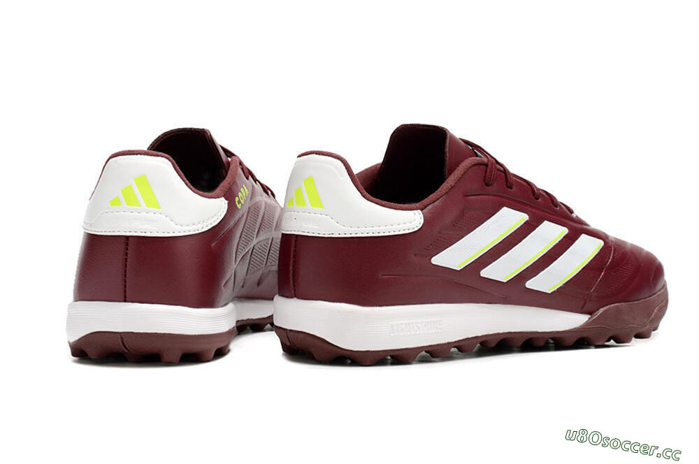 Men's Adidas Copa Pure.3 TF Artificial Turf Low-Tops Football Shoes - Red/White/Yellow 6