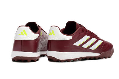 Men's Adidas Copa Pure.3 TF Artificial Turf Low-Tops Football Shoes - Red/White/Yellow