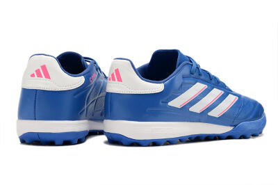 Men's Adidas Copa Pure.3 TF Artificial Turf Low-Tops Football Shoes - Blue/White/Pink