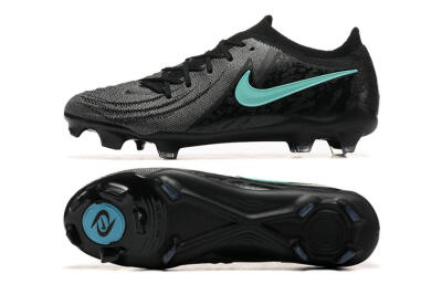 Men's Nike Phantom Luna Elite FG Firm Ground Low-Tops Football Boots - Grey/Black/Jade
