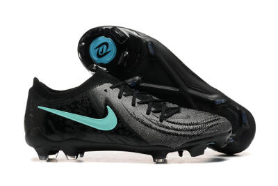 Men's Nike Phantom Luna Elite FG Firm Ground Low-Tops Football Boots - Grey/Black/Jade