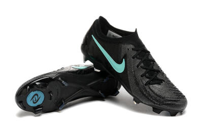 Men's Nike Phantom Luna Elite FG Firm Ground Low-Tops Football Boots - Grey/Black/Jade